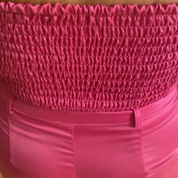 EUC Pink Satin Pant & Top Set - Picture 5 of 5